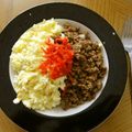 Zukka Chan's cooksnap of when they made ﾊﾟｸﾊﾟｸ☆二色丼.