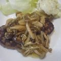 ちっち５５３５'s cooksnap of when they made きのこあん♪れんこんハンバーグ.