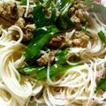 あーちゃん0220's cooksnap of when they made ニラとさばのそうめんちゃんぷる～.
