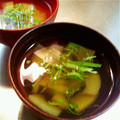 おさめ's cooksnap of when they made 夕顔のすまし汁.