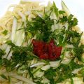 さなもーたん's cooksnap of when they made プチアレンジ☆大葉と梅干しの冷やし中華.
