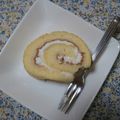 ＊takazuki＊'s cooksnap of when they made ミルククリームのふわふわシフォンロール.