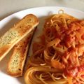 はるそーママ's cooksnap of when they made チーズトマトパスタ.