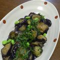 haru990's cooksnap of when they made 茄子の胡麻生姜青じそ風味和え.
