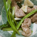 tamamiya55's cooksnap of when they made 小松菜と豚肉の炒め物.