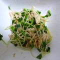 ruhluh's cooksnap of when they made かいわれとささみのわさび和え.