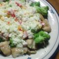 tumitumiki's cooksnap of when they made ブロッコリーと蒸しささみのタルタルソース.