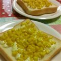 海理ママ's cooksnap of when they made コーンマヨトースト.