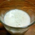 6mori's cooksnap of when they made 朝に飲みたい【桃×バナナ】ジュース.