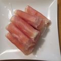 daikanon's cooksnap of when they made １分おつまみ☆生ハムチーズ巻き.