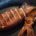 スタイリッシュママ's cooksnap of when they made ネギ味噌でイカのバター焼き.