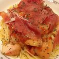 うず猫's cooksnap of when they made 桃の冷製パスタ.