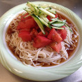 ペキボン's cooksnap of when they made 超簡単！冷やし中華風トマトそうめん.