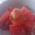 ゆきちのん's cooksnap of when they made トマトの胡麻和え.