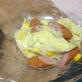 おぴ様's cooksnap of when they made ソーセージとキャベツのチーズ焼き.