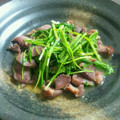 ひろりん29's cooksnap of when they made ◆時短＆簡単副菜♡水菜と砂ずりの炒め物◆.
