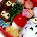 周のママ's cooksnap of when they made 超簡単おかず☆キャラ弁☆キノコちゃん!?.