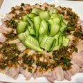 maezuchu's cooksnap of when they made 豚ばら肉で【雲白肉（ウンパイロウ）】.