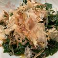 ゆみらんたん's cooksnap of when they made オカワカメの鰹節ポン酢.