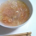 miico31's cooksnap of when they made お湯を注ぐだけ～♪簡単✿白菜キムチスープ.