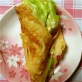 ma___111's cooksnap of when they made ウインナーのクレープ.