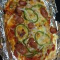 camui1030's cooksnap of when they made トースターで簡単ピザ.