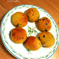 komugiko4's cooksnap of when they made かぼちゃdeおまんじゅう風♬.