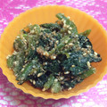 kaorin713's cooksnap of when they made お弁当に簡単ほうれん草のごま和え♡.
