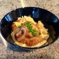 ぶ〜こ♡'s cooksnap of when they made 忙しい朝ご飯★油麩の卵とじ.