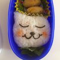 SHROR's cooksnap of when they made 簡単☆ＱＯＯキャラ弁.