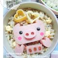 ＊ラビママ＊'s cooksnap of when they made 【キャラ弁】スパムdeぶたさん.
