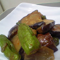 maruru-nn's cooksnap of when they made 茄子とシシトウの味噌炒め.