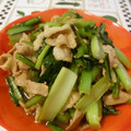 ＊Ｒｉｃｏ＊'s cooksnap of when they made 小松菜と豚肉の炒め物.