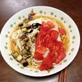 たける0921's cooksnap of when they made トマトの冷製そうめん.