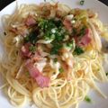 ムシゴヤシ's cooksnap of when they made ベーコンと葱のパスタ.