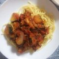 りんりこりーにゃん's cooksnap of when they made 茄子とかぼちゃのトマトパスタ.