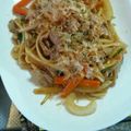 たんぽぽ３２３'s cooksnap of when they made パパッと簡単☆焼きうどん.