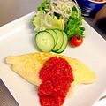 kana’s's cooksnap of when they made 簡単トマトソースでオムライス☆.