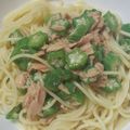 じぇにふぁ〜's cooksnap of when they made シーチキンとオクラの冷製パスタ.