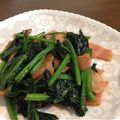 はいぱーなお's cooksnap of when they made ■糖質制限■簡単ほうれん草ベーコンソテー.