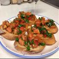 sojamilch's cooksnap of when they made ガーリックが効いたブルスケッタ.