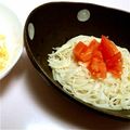 yamareo's cooksnap of when they made トマトの冷製そうめん.