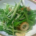 ことっちゃん's cooksnap of when they made 簡単★ちくわと水菜のからし醤油.