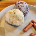 麻's cooksnap of when they made たぬきおにぎり.
