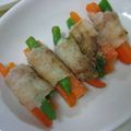remiko's cooksnap of when they made 豚、人参、インゲンの巻き巻き♪.