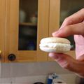 Emiks's cooksnap of when they made プレーンのマカロン.