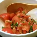 いけすだ's cooksnap of when they made 料理研究家の　トマトとバジルのサラダ.