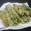 chii☆ちぃ's cooksnap of when they made *ささげのカレー天ぷら*.