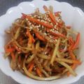 めかにか's cooksnap of when they made 基本のきんぴらごぼう♪.