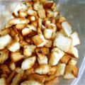 美稚香's cooksnap of when they made パンの耳でクルトン.